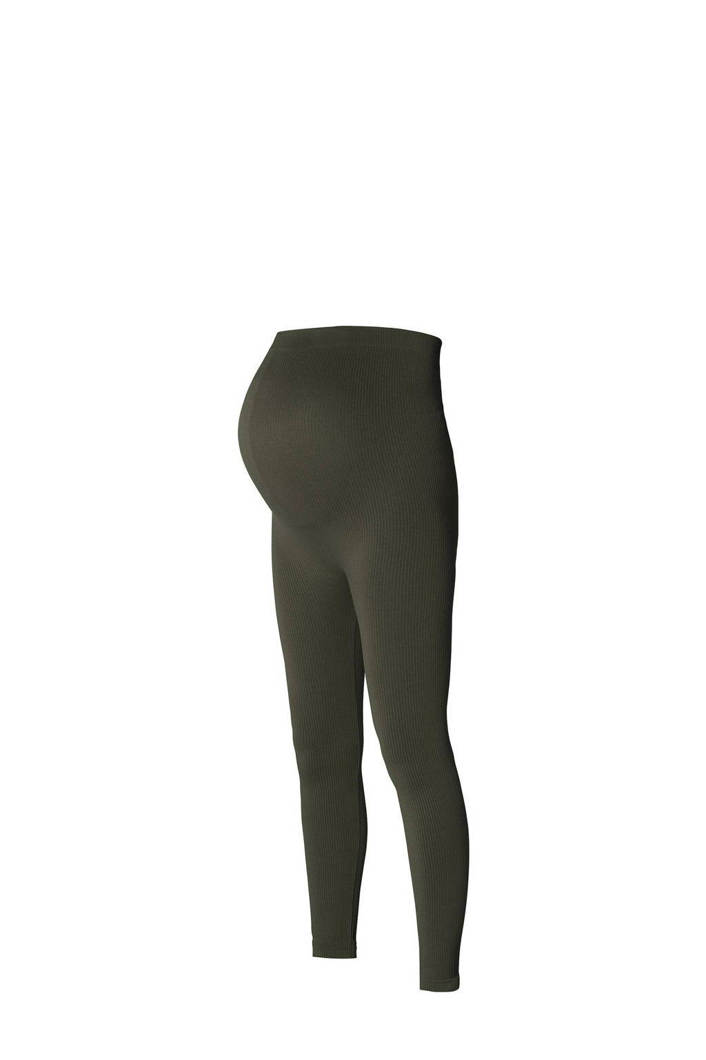 Noppies high waist skinny zwangerschapslegging Reva olifgroen
