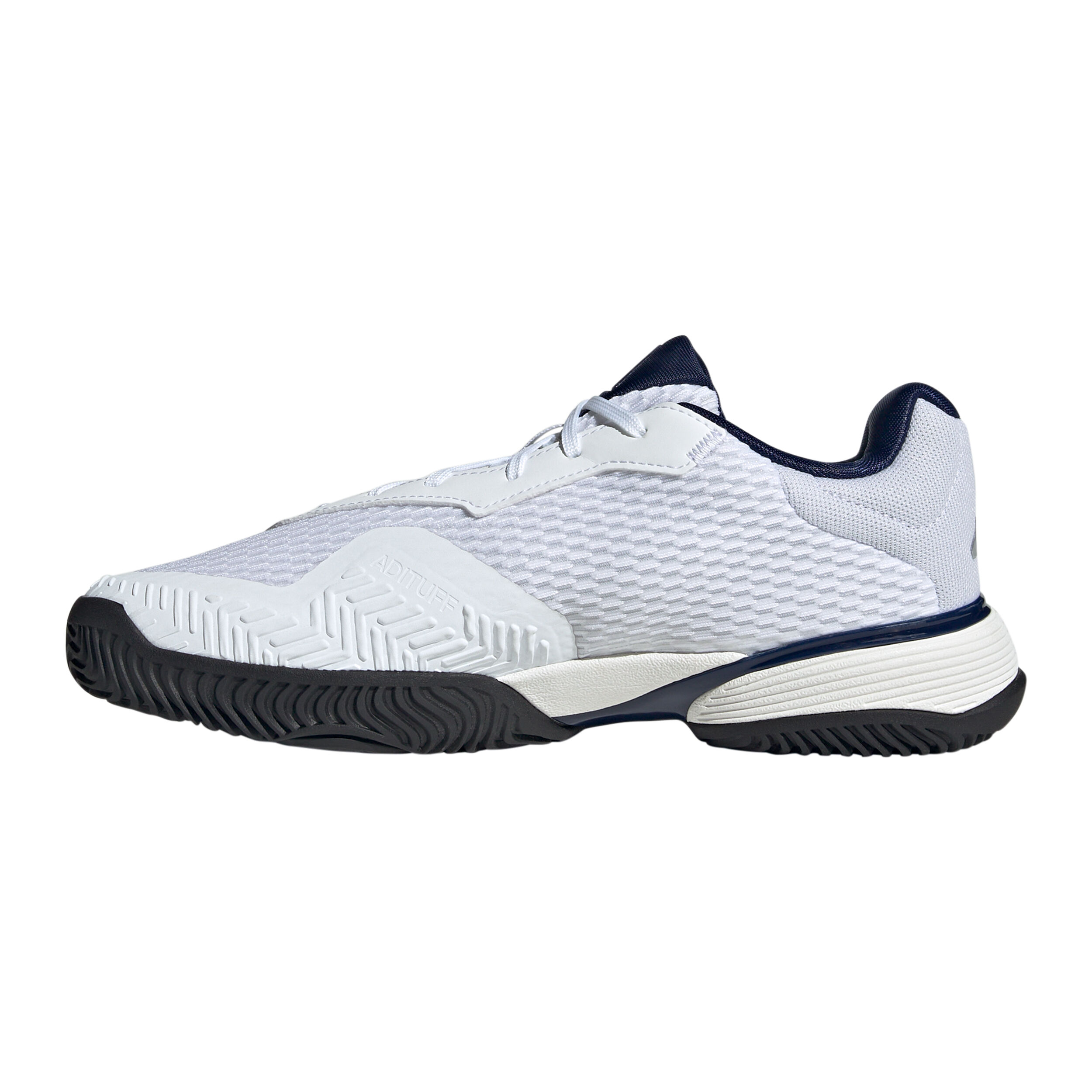 adidas Barricade Chaussures Toutes Surfaces Enfants - Blanc , Noir