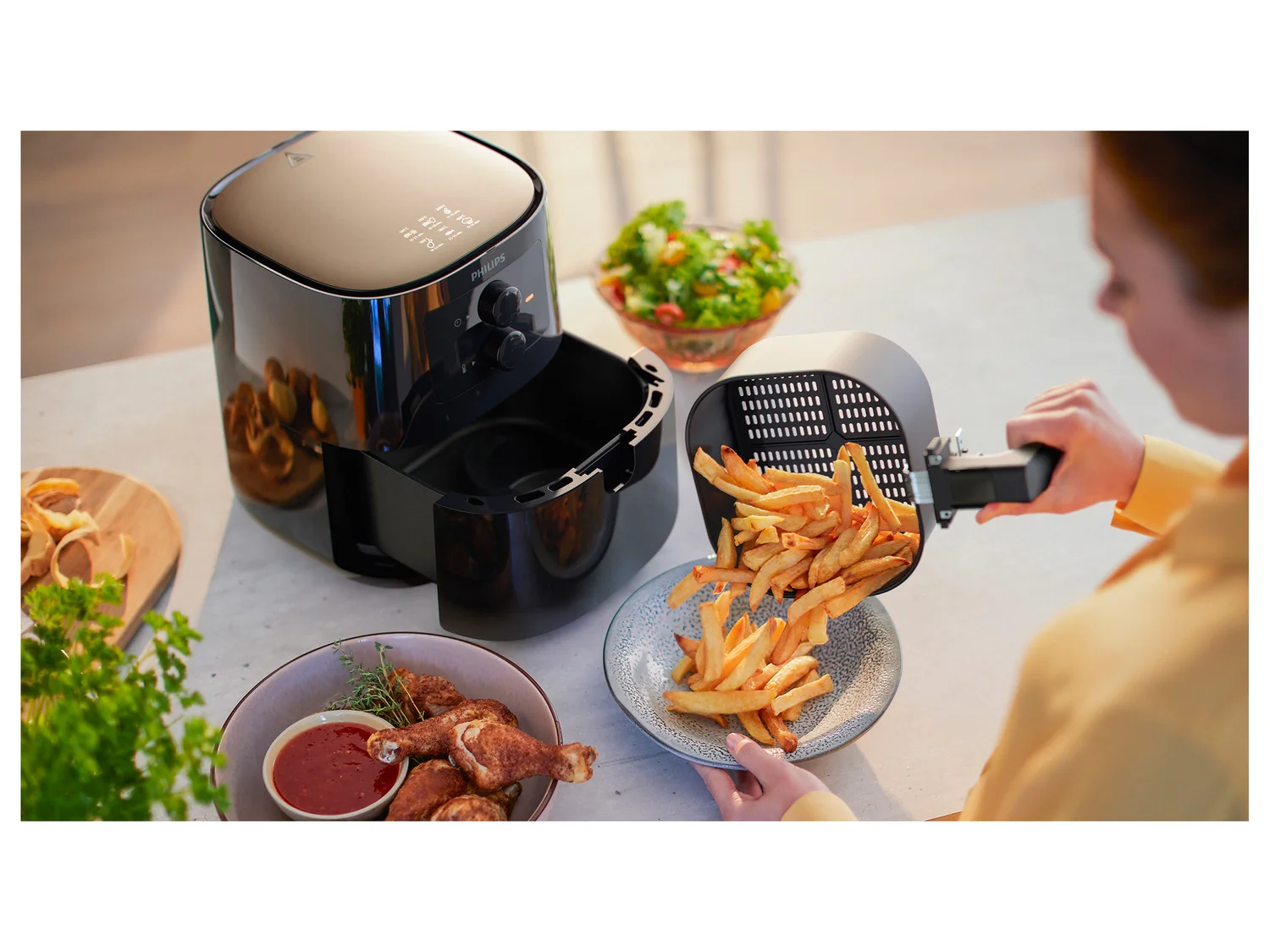 Fritadeira sem óleo PHILIPS Essential Compact »HD9200/90«, 1400 W