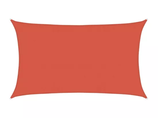Voile d'ombrage 160 g/m² Terre cuite 5x8 m PEHD