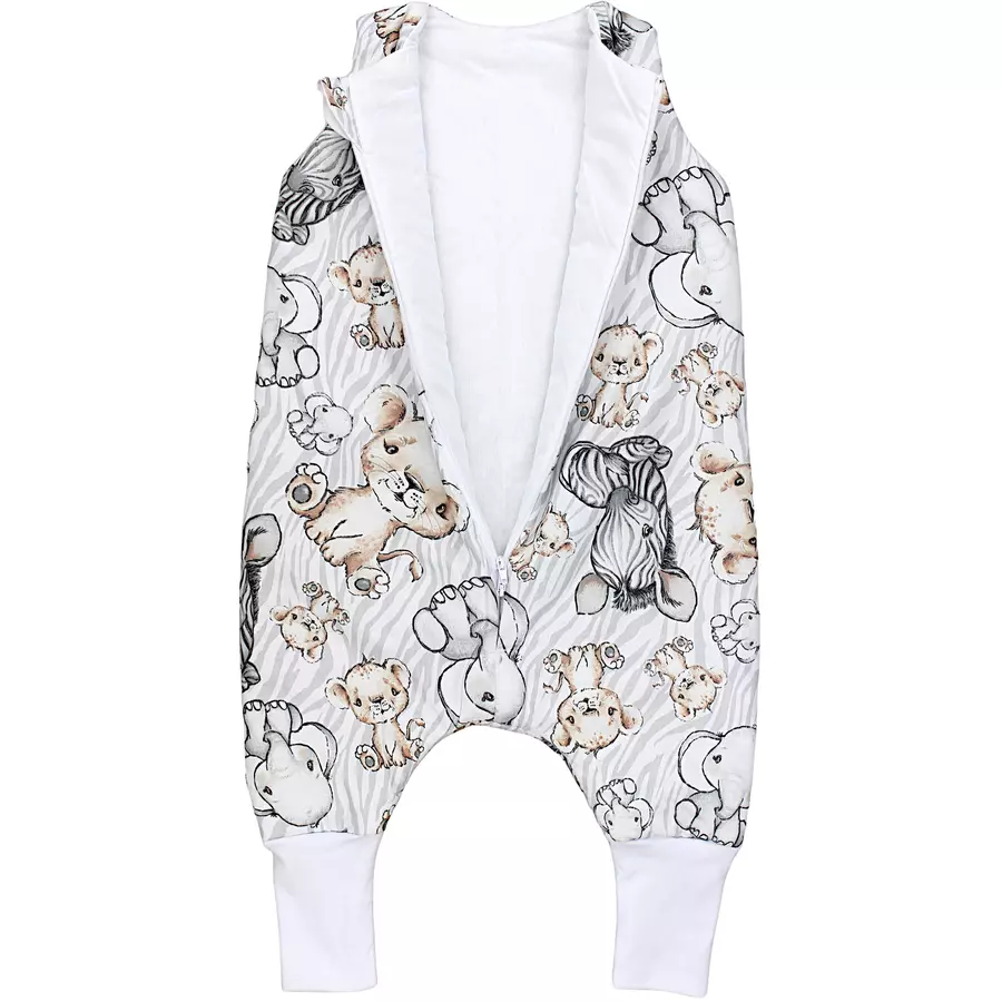 TupTam Baby Winter Schlafsack mit Beinen graubraun
