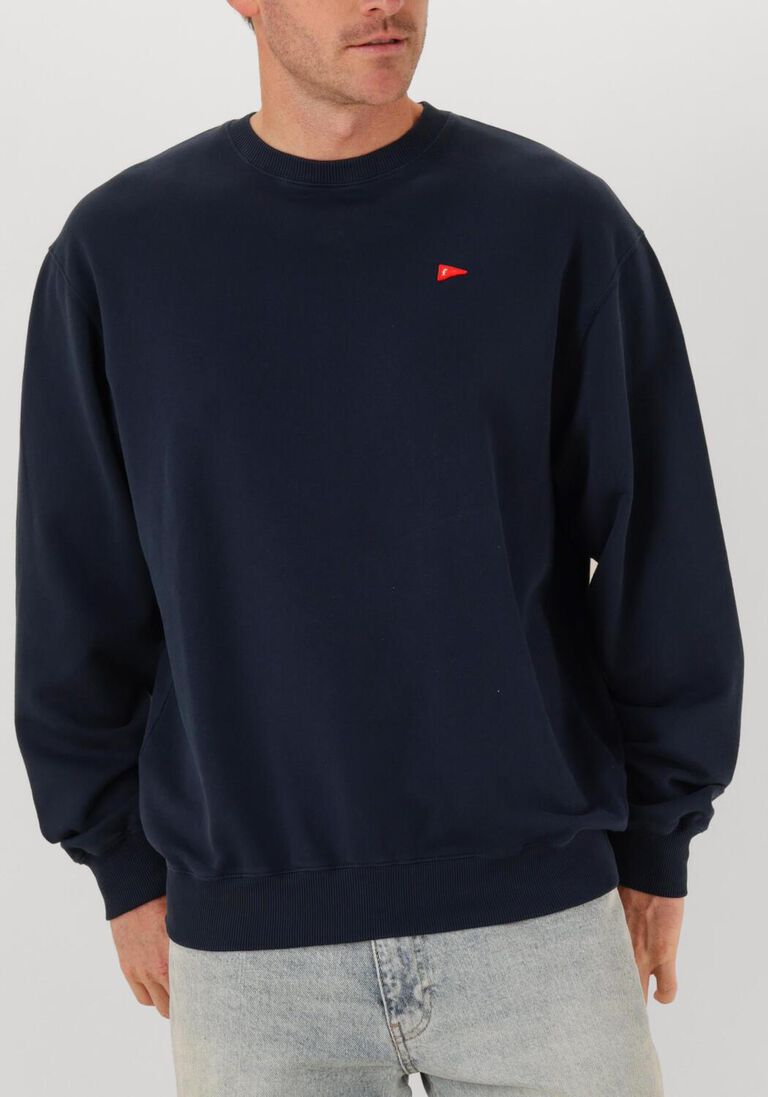 donkerblauwe forét sweater flag sweatshirt