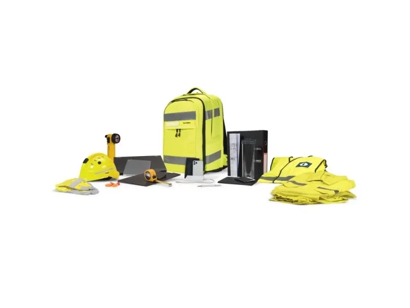 DICOTA Hi-Vis - Rygsæk - 32-38 liter - termoplastisk polyuretan (TPU), 600D RPET - gul