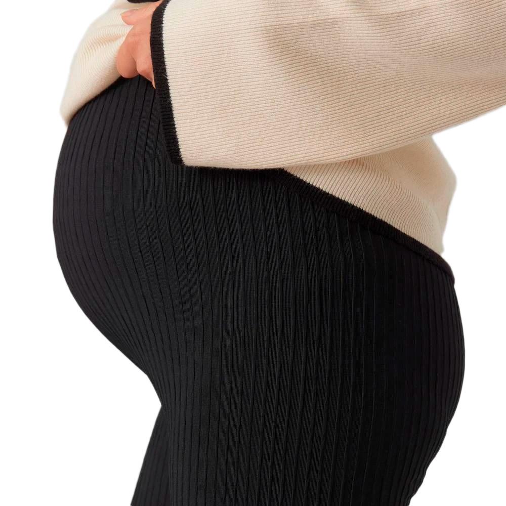 Mamalicious Legging Noir Femme Mamalicious Maline