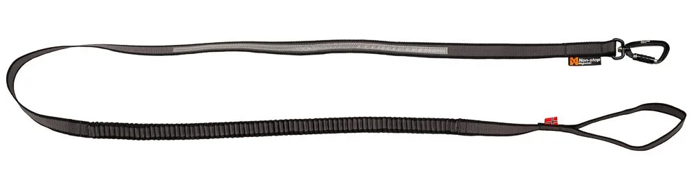 Non-stop Dogwear Touring Bungee Leash Gray