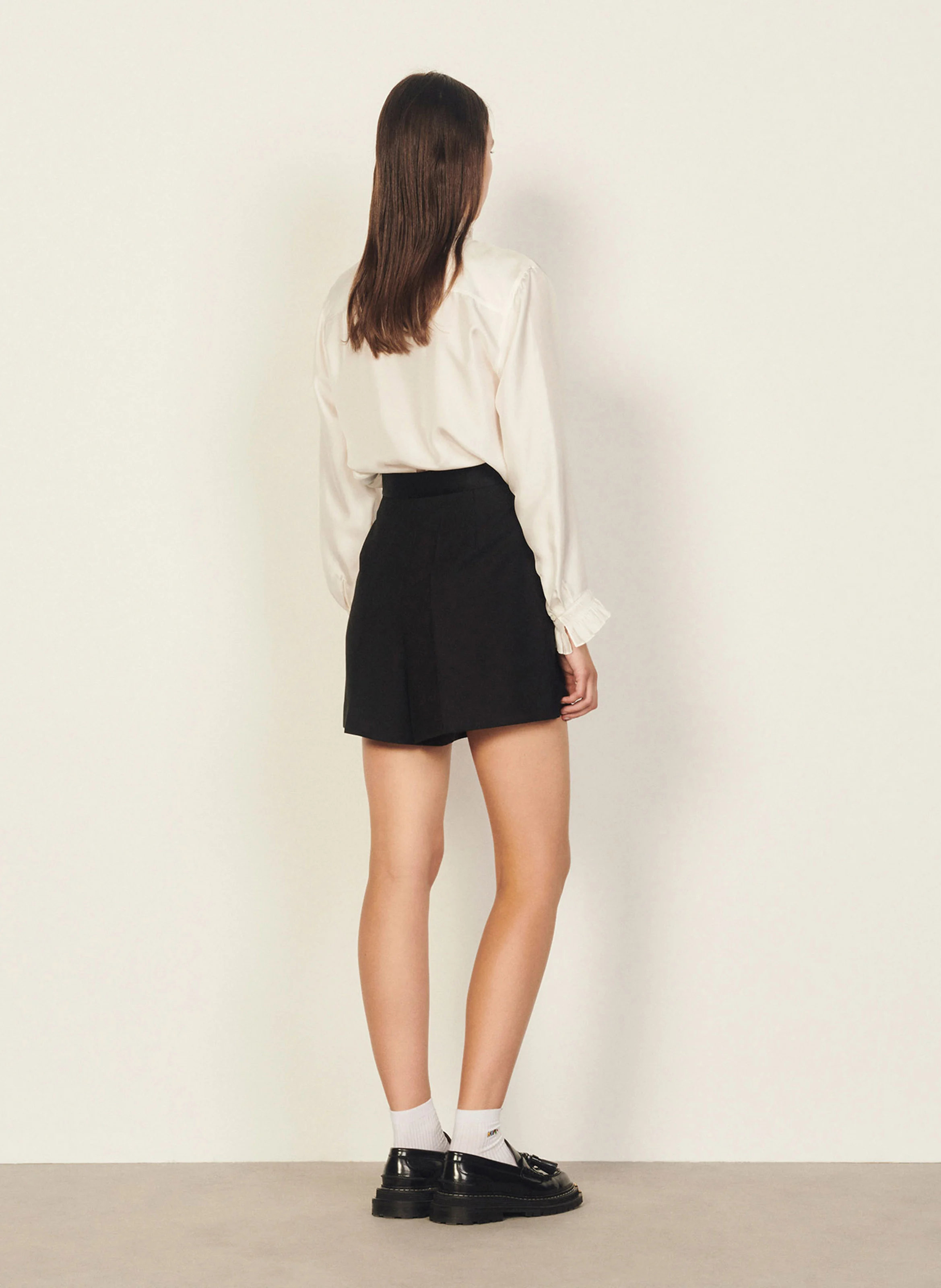 Short taille haute | Noir
