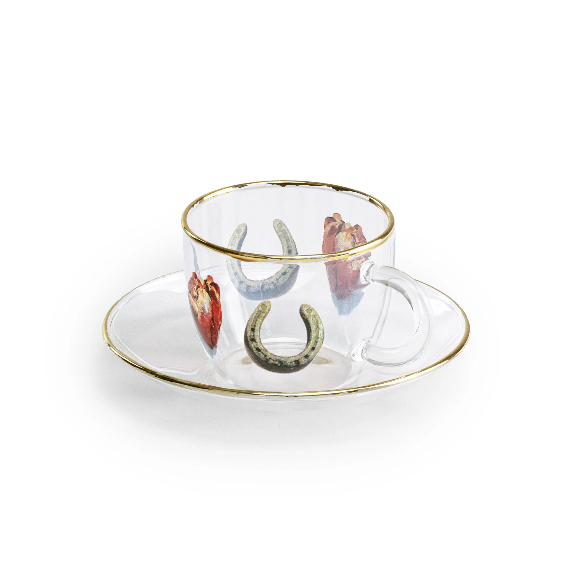 TOILETPAPER - I LOVE YOU - Tasse à café verre | Multicolore