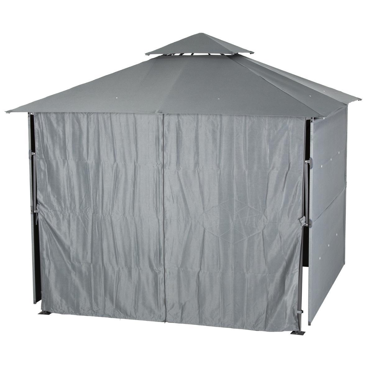 TONNELLE AMALYA 3X3M AUVENT ARDOISE