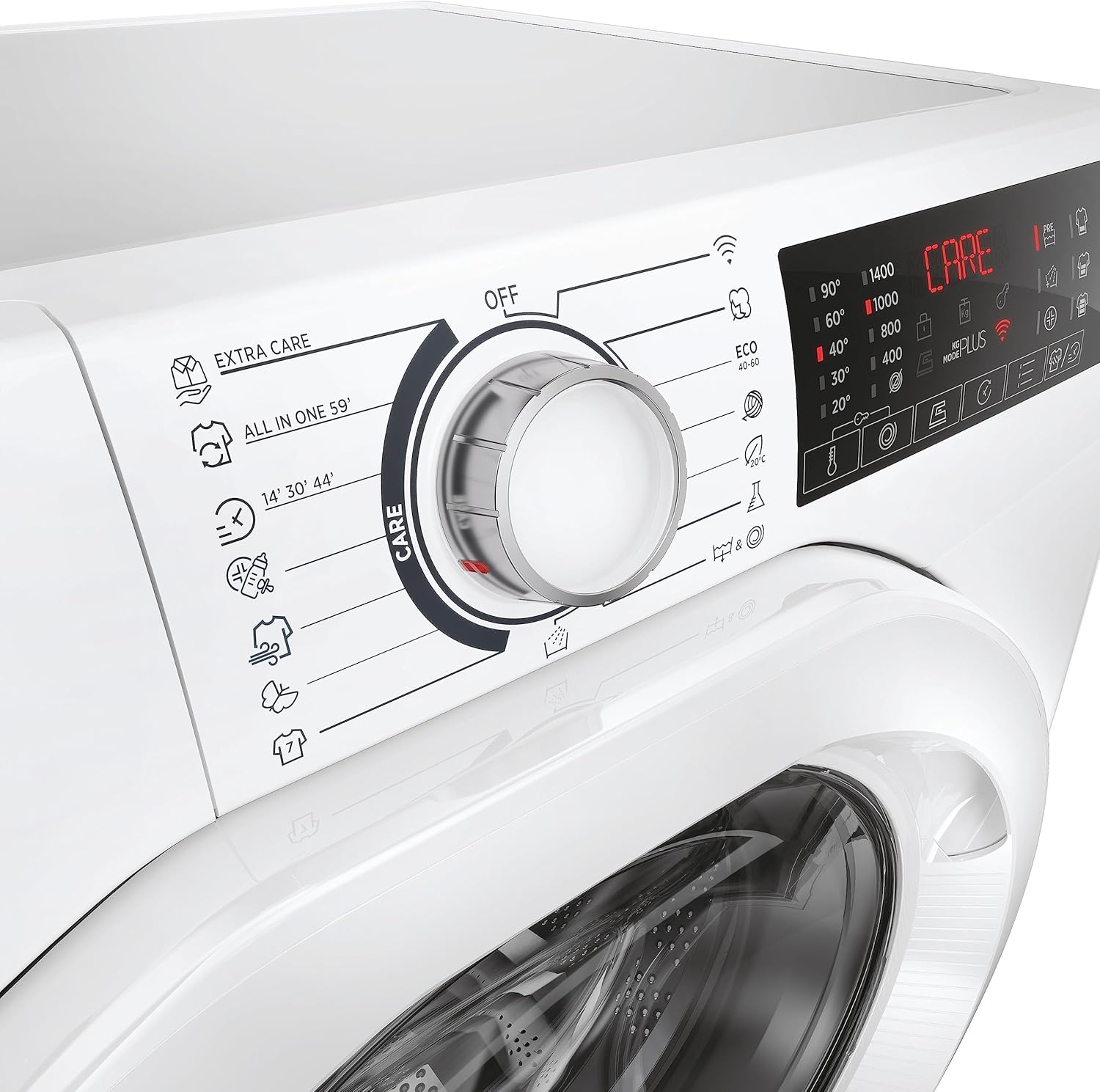 Hoover H-WASH 300 H3WP 4134TAM/1-S Waschmaschine/Energieeffizienzklasse A/Füllmenge 13 kg/Smarte Bedienung mit NFC-Technologie/BPM Inverter-Motor/Symbolblende