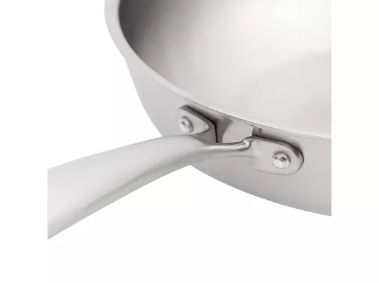 Gourmet - Lot de 3 poêles inox 24-28-32cm