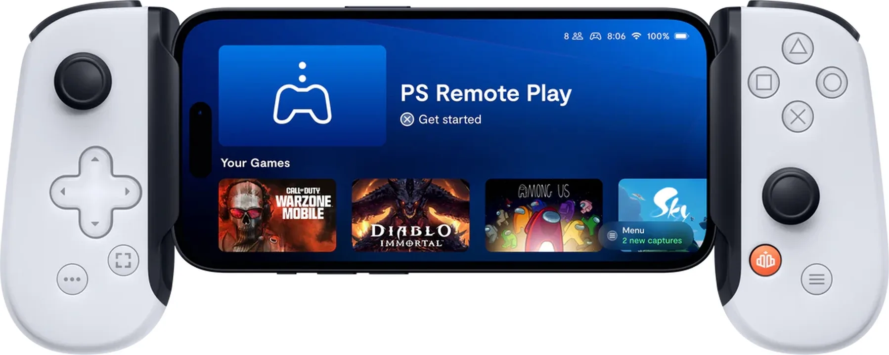 Backbone One PlayStation V2 - iOS et Android (USB-C) Manettes de jeu
