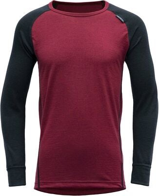 Devold Breeze Junior Undertrøye, Beetroot