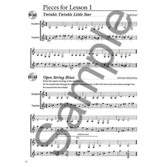 MusicSales - A new tune a day - book 1 voor klassieke gitaar