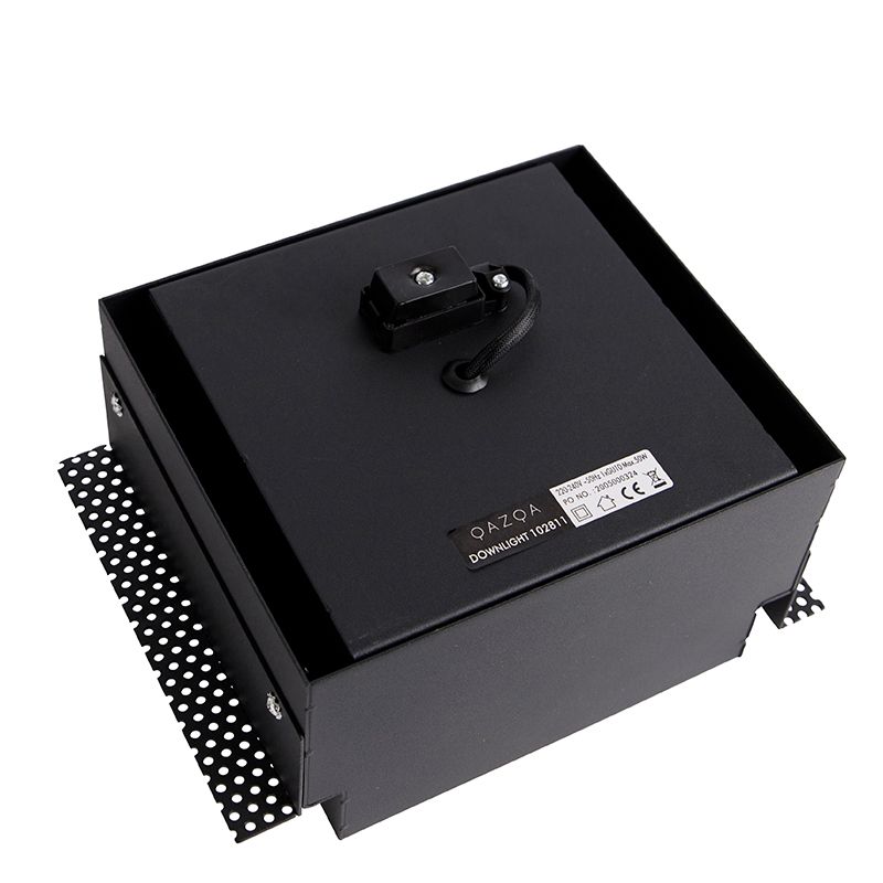 Inbouwspot zwart GU10 AR111 Trimless - Oneon
