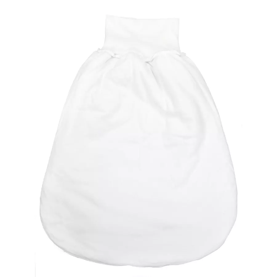 TupTam Baby Strampelsack mit Bund für Mädchen  und Jungen weißbeige