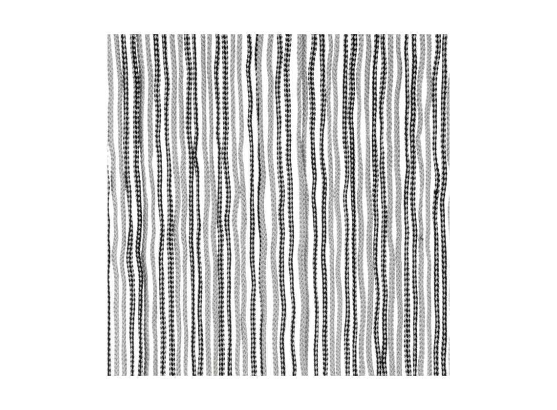 Arisol koordgordijn 190 x 60 - anthracite/grey