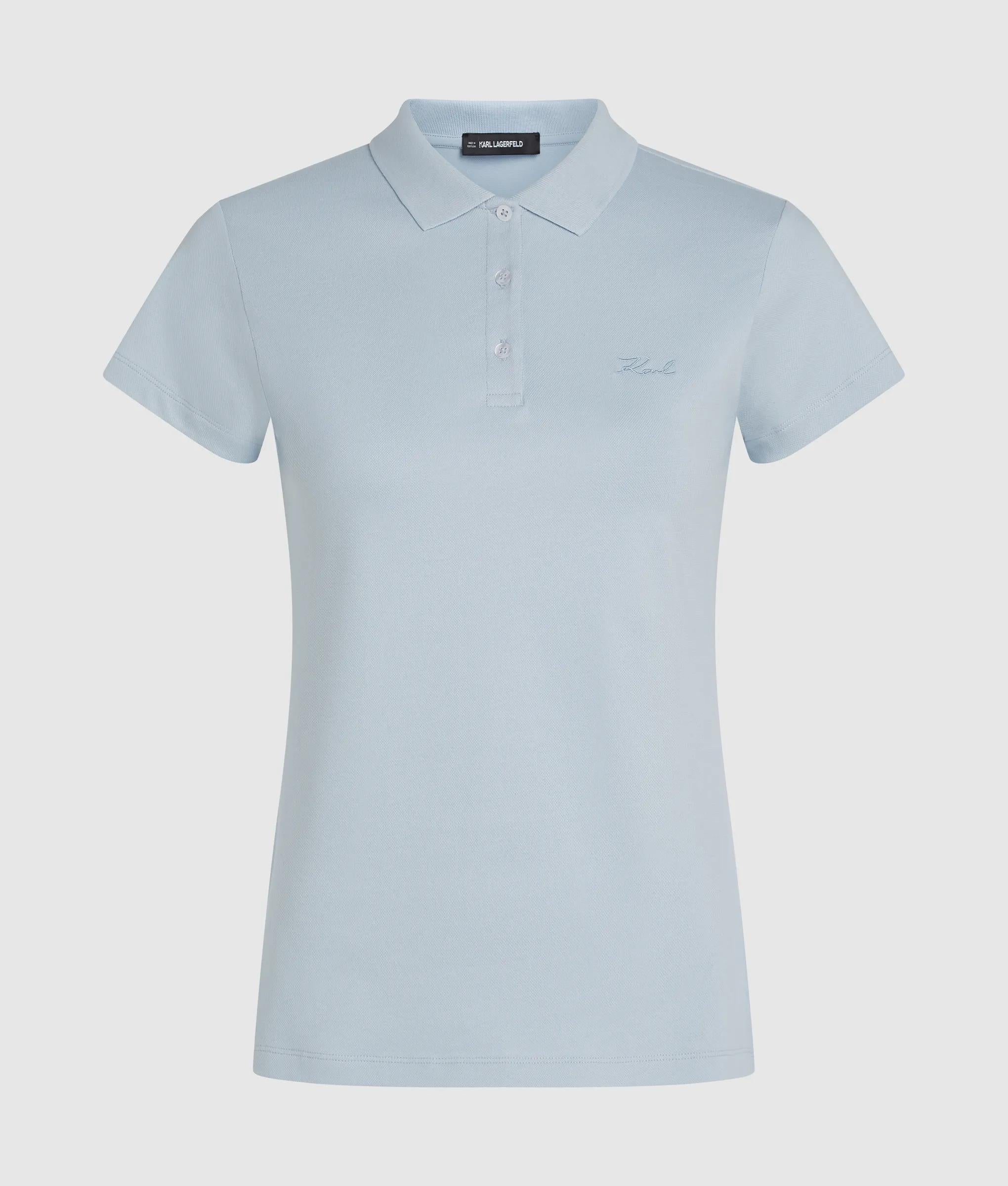 Handtekening piqué polo shirt