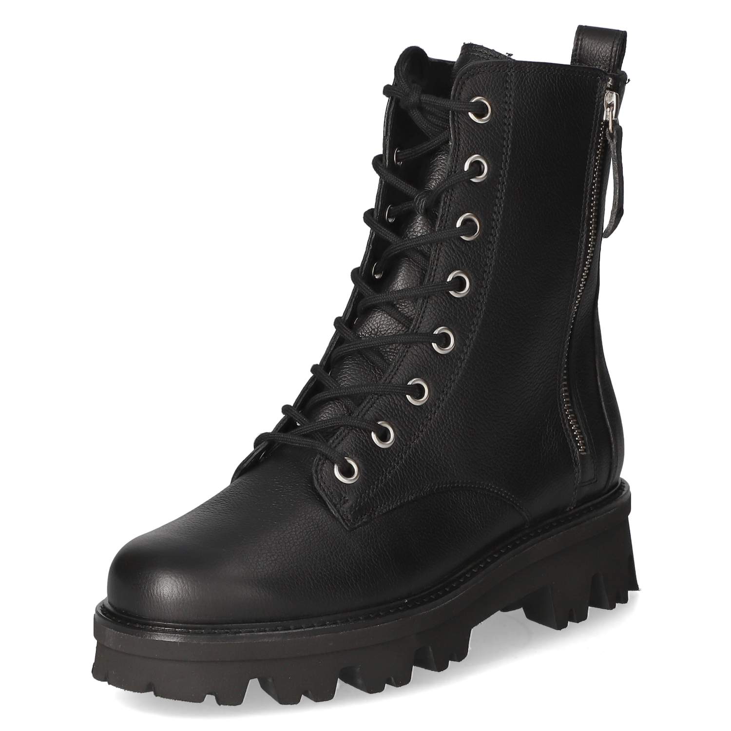 Paul Green Schnürstiefeletten - schwarz