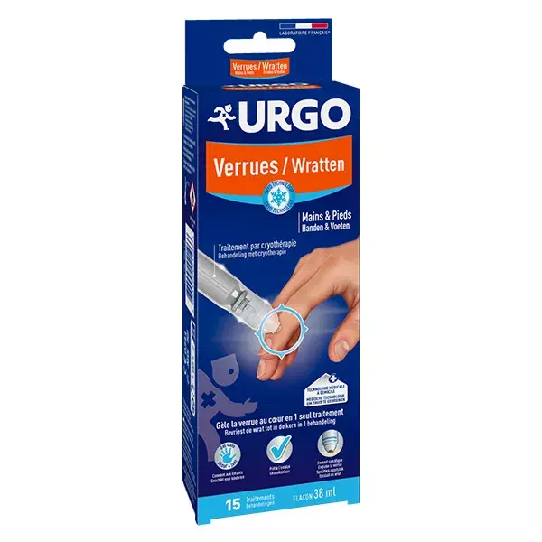 Caneta de crioterapia Urgo para verrugas nas mãos e nos pés, 38ml