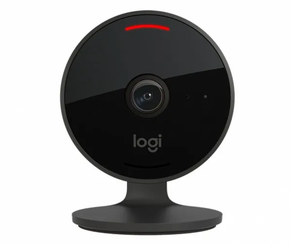 Logitech® | Circle View - Netværksovervågningskamera - udendørs, indendørs - vejrbestandig - farve (Dag/nat) - 1920 x 1080 - 1080p - audio - trådløs - WiFi