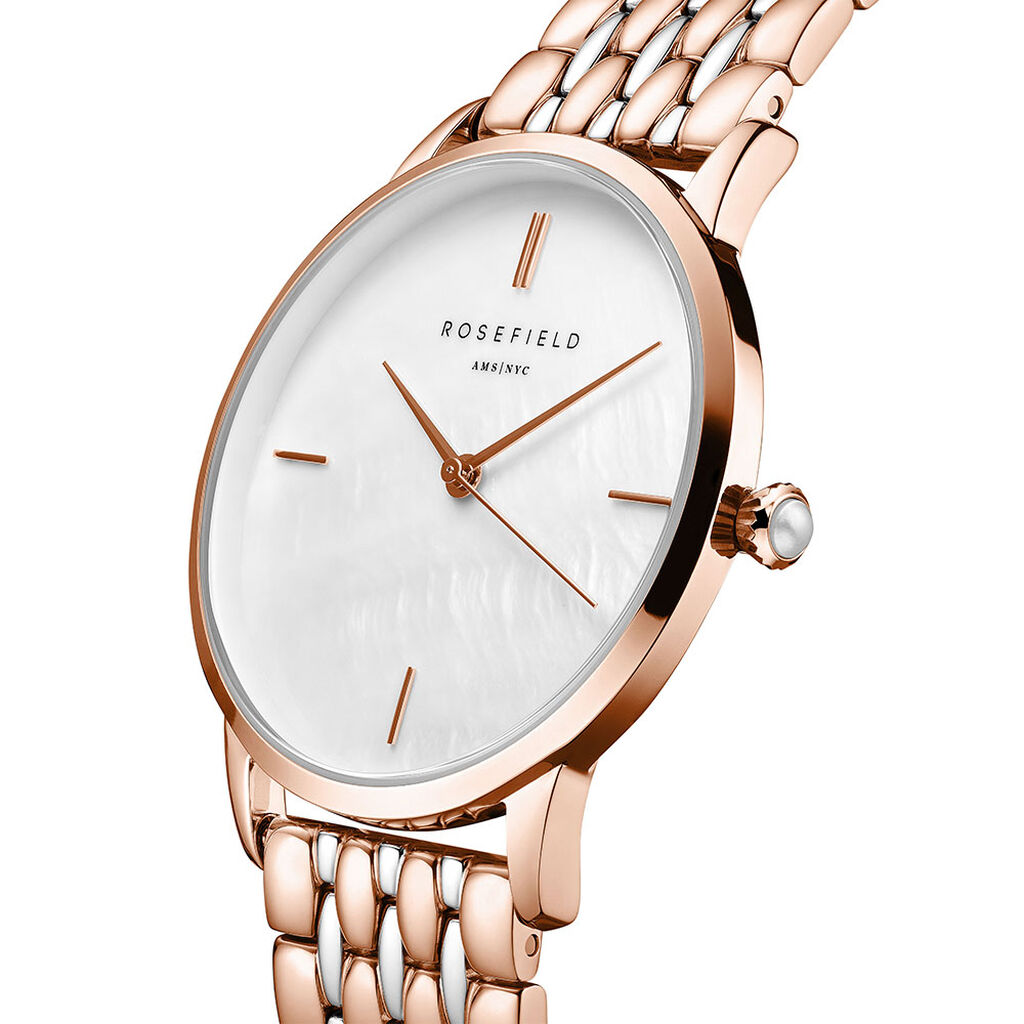 Montre Rosefield Pearl Edit Blanc