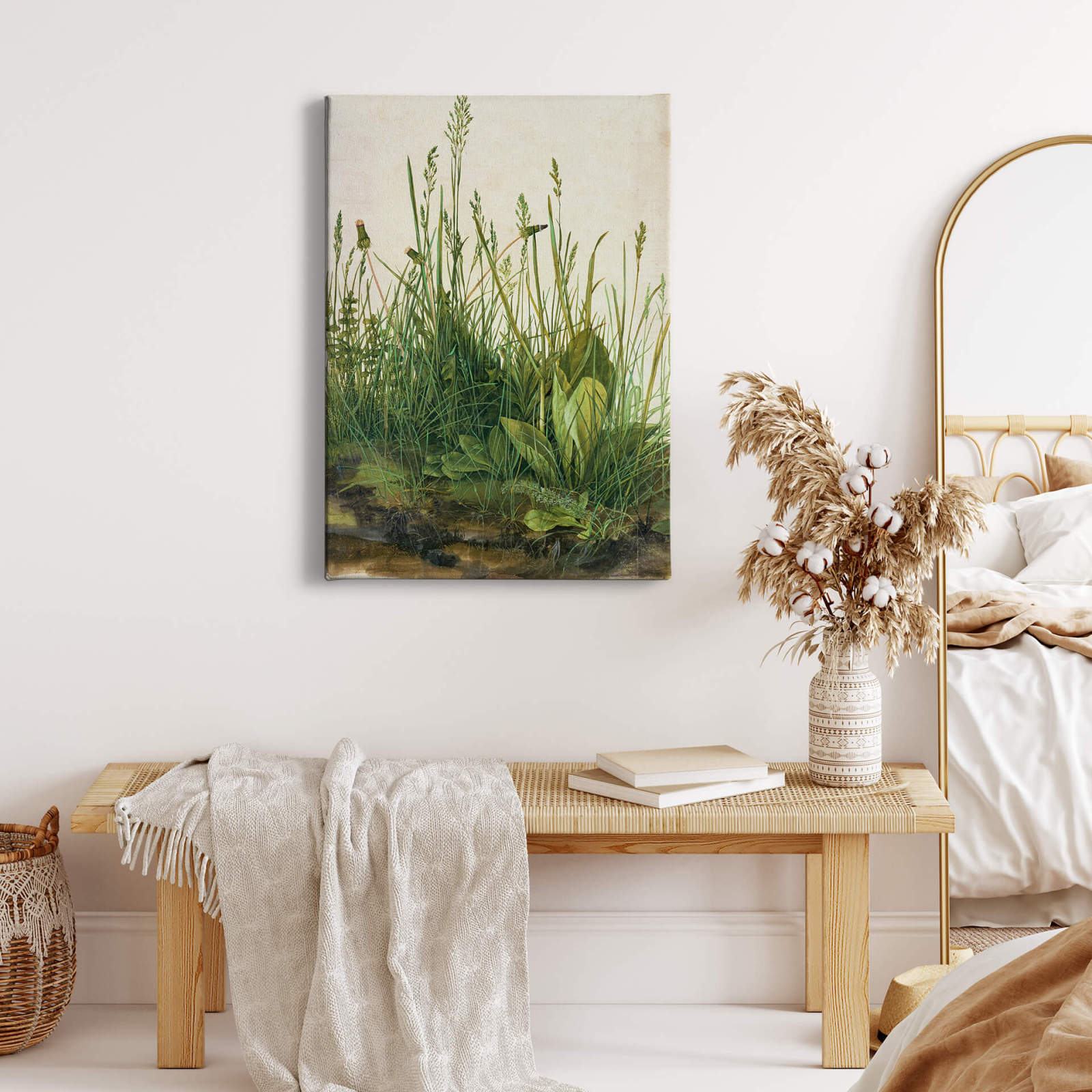 Leinwandbild FARN - grün - 50x70 cm