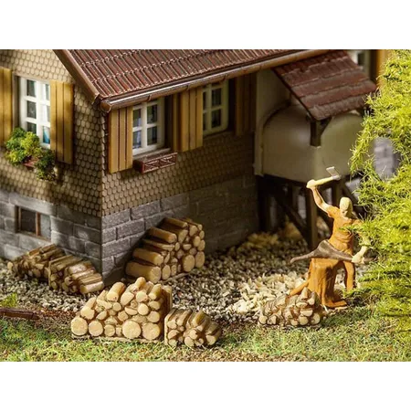 FALLER 180940 6 Kleine Brennholzstapel