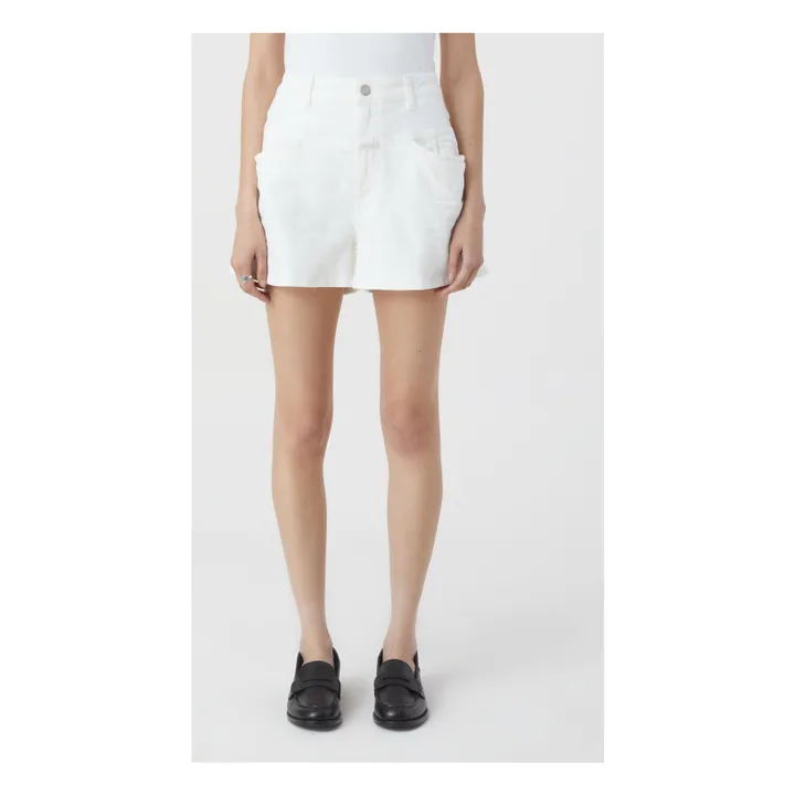 Closed Short Jean Jocy | Blanc