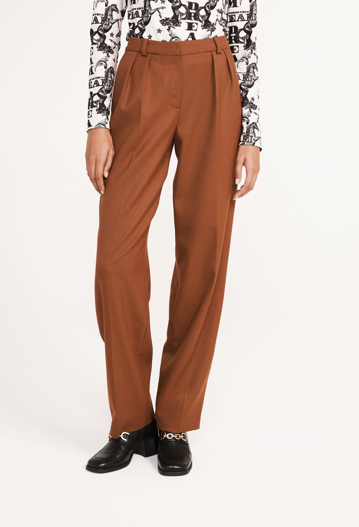 Pantalon &agrave; pinces