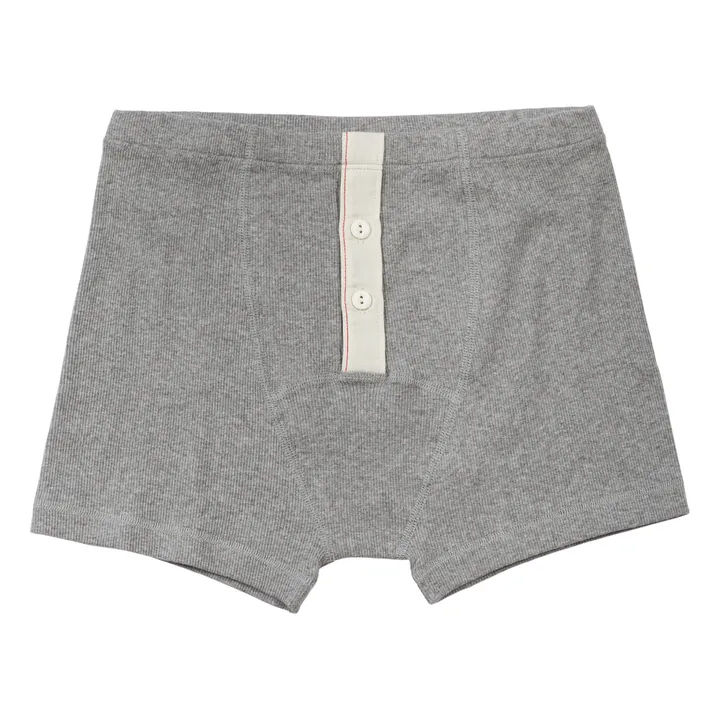 Hemen Biarritz Boxer Albar Coton Bio | Gris