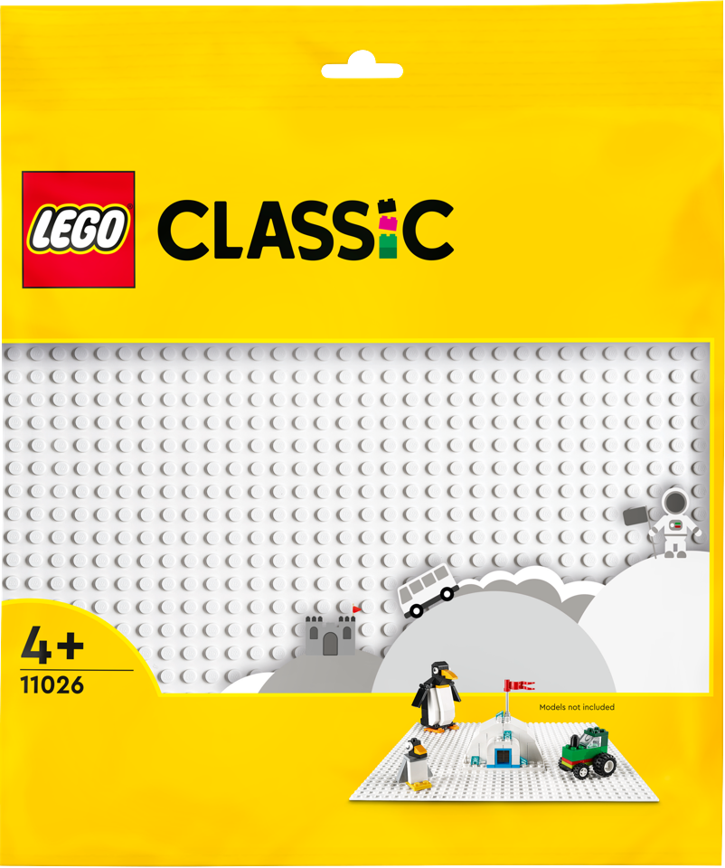 LEGO Classic - White Baseplate (11026)