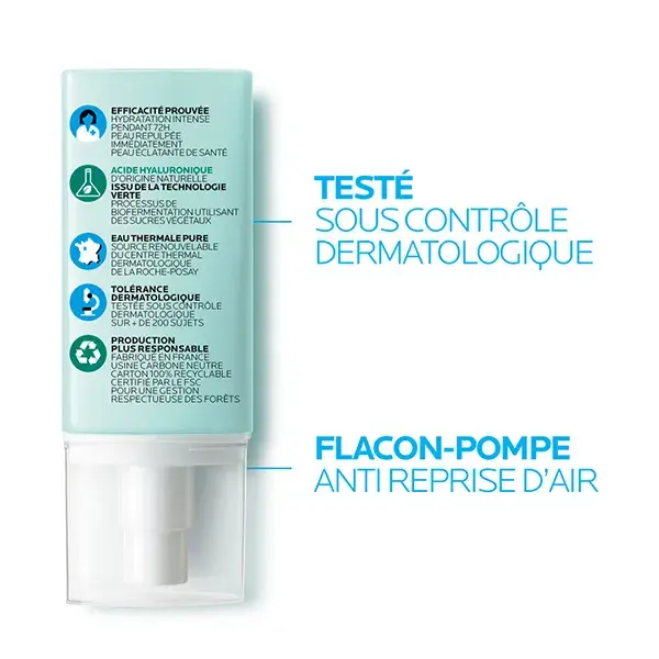 Creme hidratante leve Hydraphase HA da La Roche-Posay, 50ml
