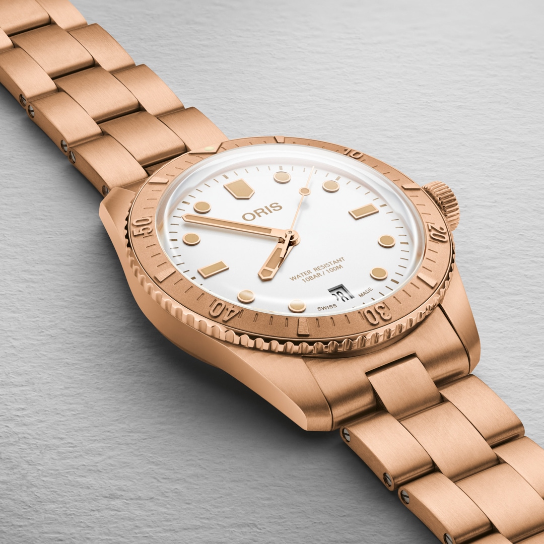 Oris Divers Sixty-Five Cotton Candy White Star