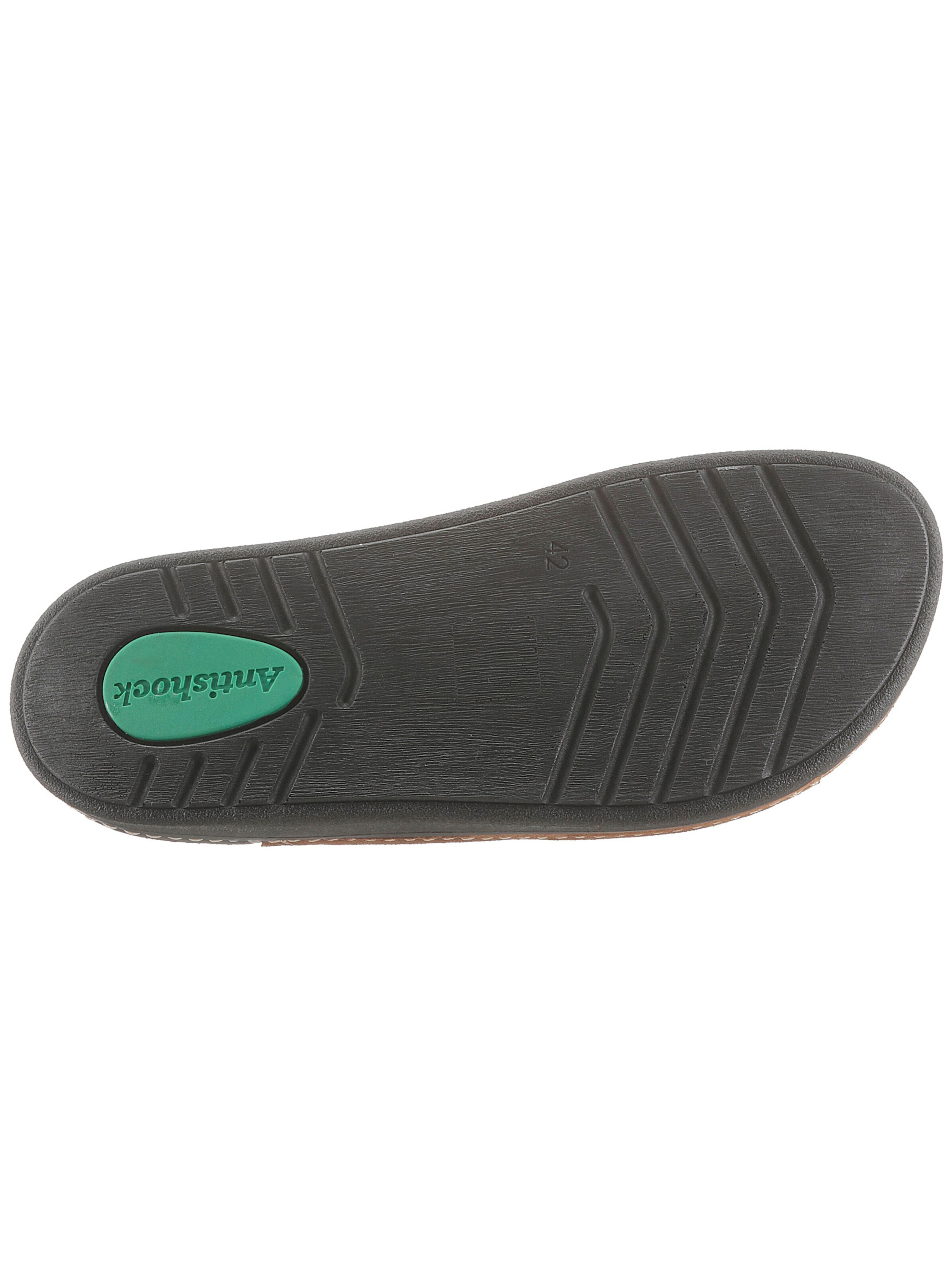 Pantolette in cognac