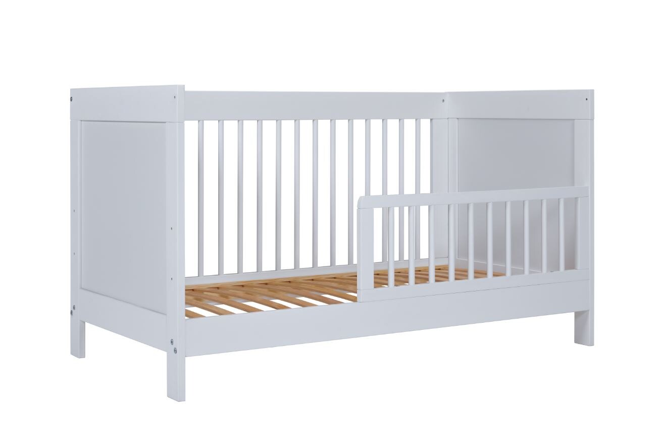 Inter Link Kinderbett Babybett Baila 70 x 140 cm - inkl. Höhenverstellbarer Lattenrost