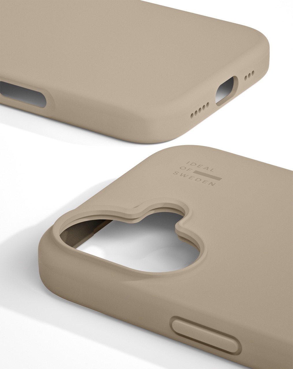 iPhone 16 MagSafe Silikon Hülle Case Recycled (IDSICMS-I2461-128) - Beige