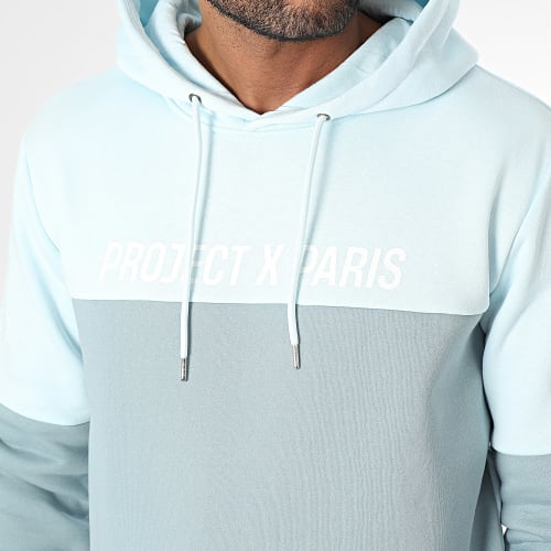 Sweat Capuche 2322043 Bleu Clair Bleu Gris