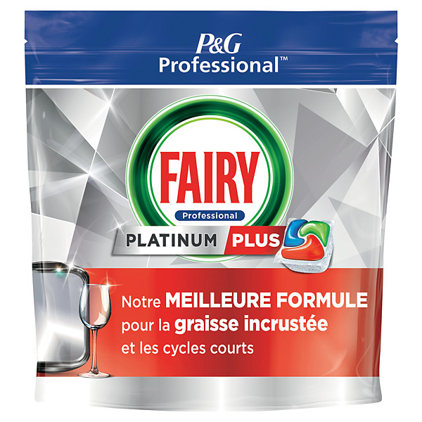 Capsules lave-vaisselle Fairy Professional Platinium 59 doses