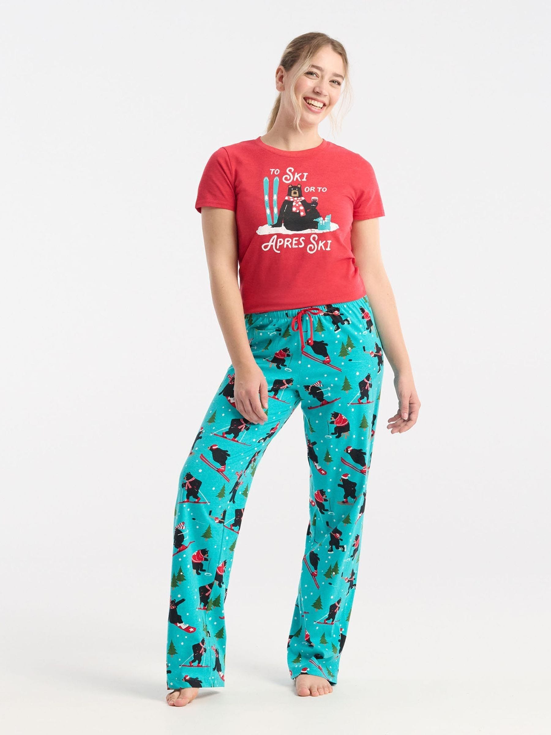 Hatley Red Apres Ski Pyjama Top