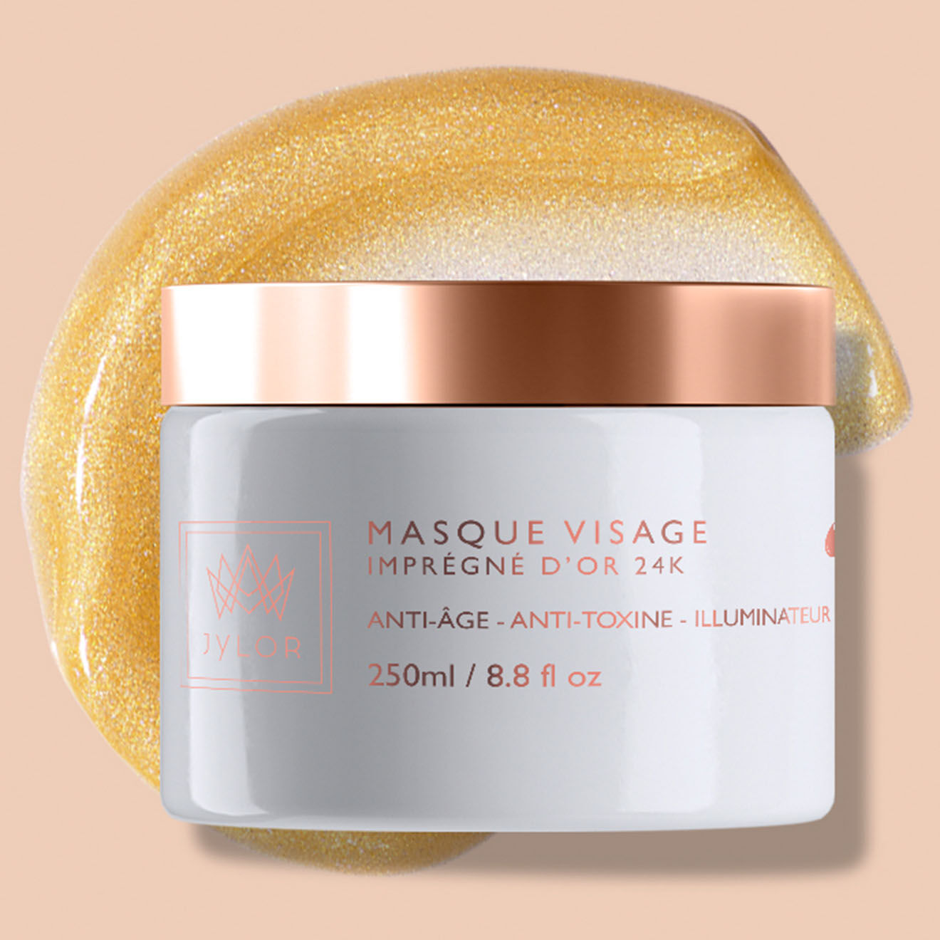 Jylor Masque Visage Or 24K - 250 ml