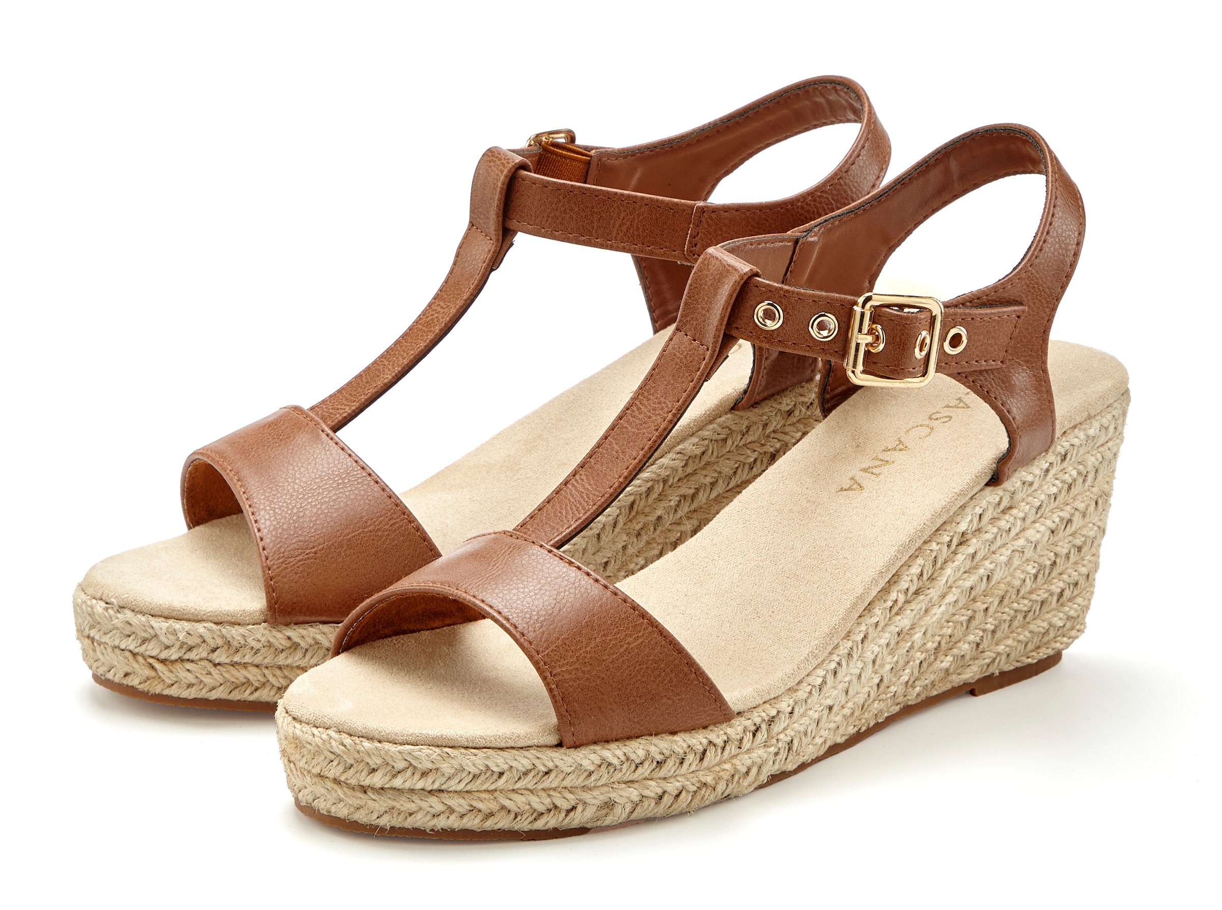 LASCANA Sandalette »Sommerschuh«  Sandale, Sommerschuh mit Keilabsatz VEGAN