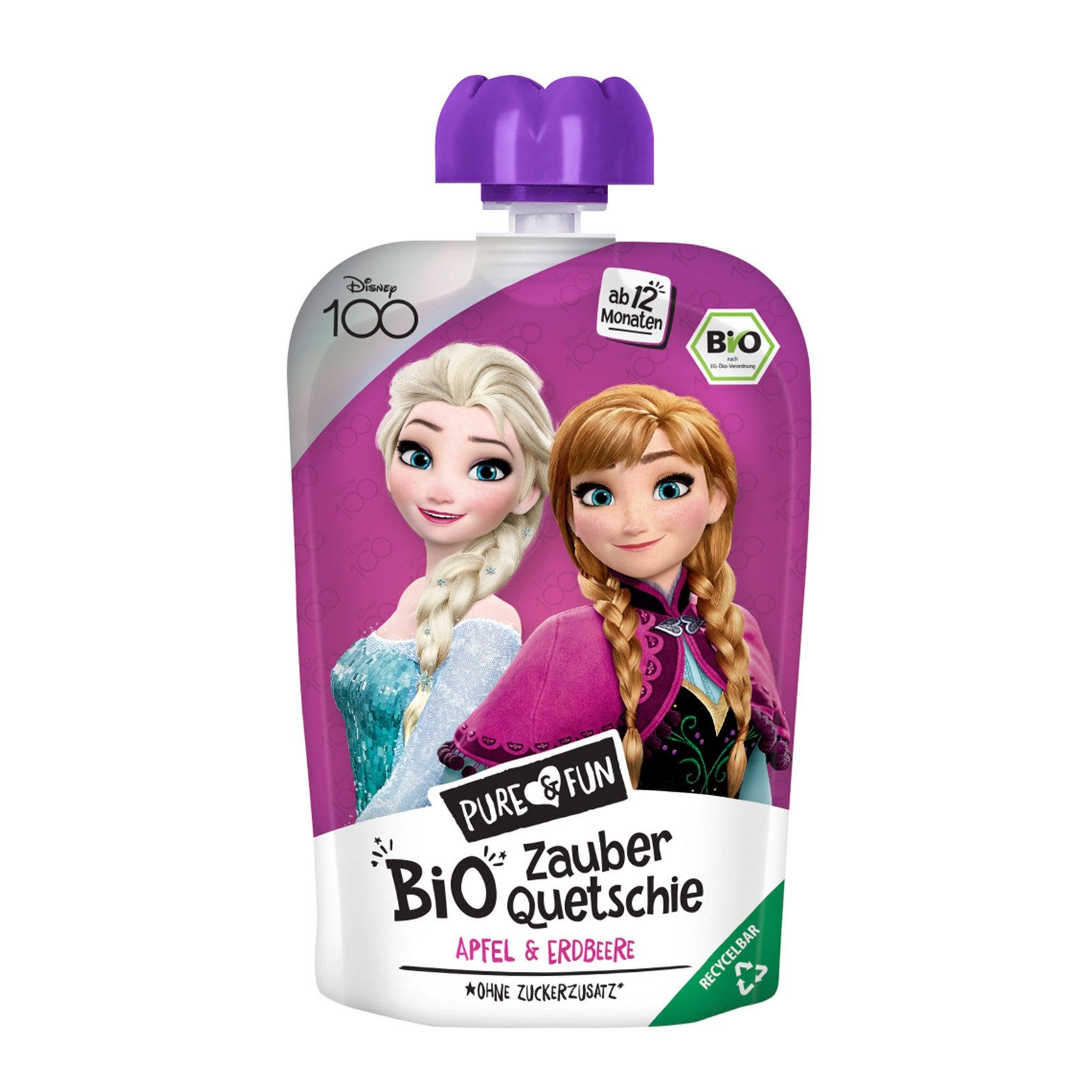 Pure & Fun Elsa & Anna Bio Zauber-Quetschie