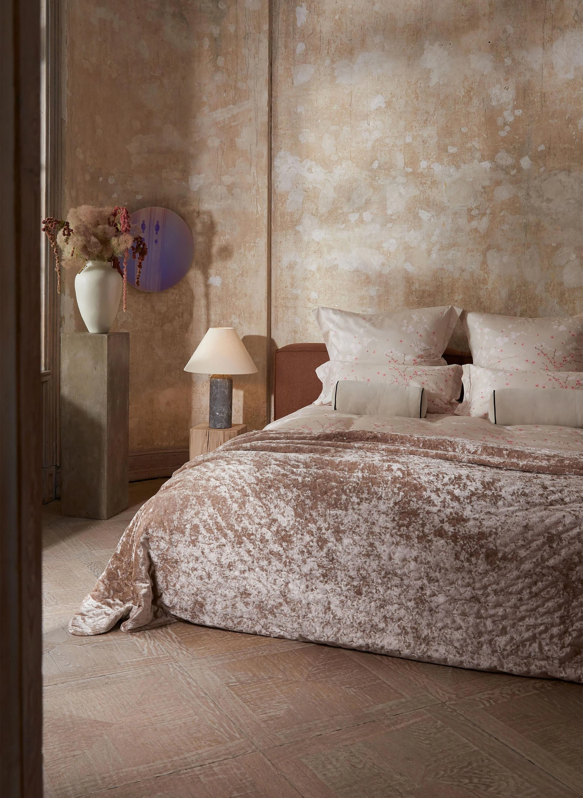 Westwing Collection Tagesdecke ENID aus Samt
