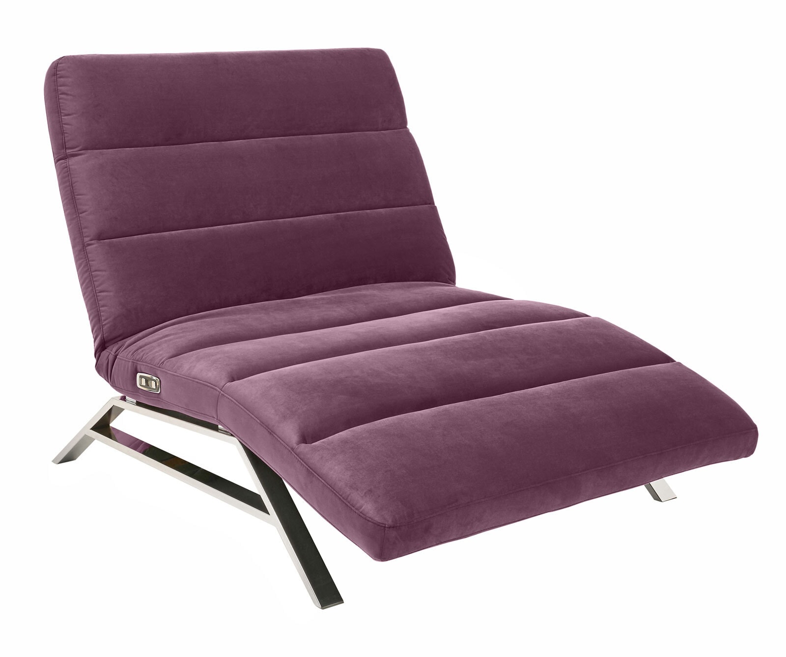 Ole Gunderson Relaxliege KARLSSON 80 cm Samt purple