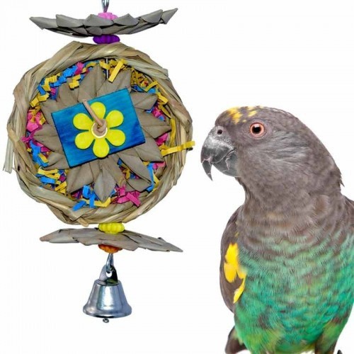 Brinquedo para papagaio Forager, marrom