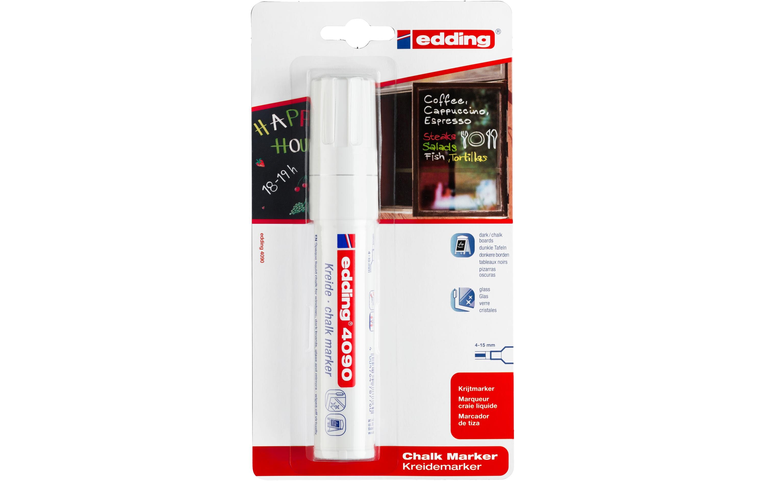 Kreidemarker 4090 WeissEdding Windowmarker 4090