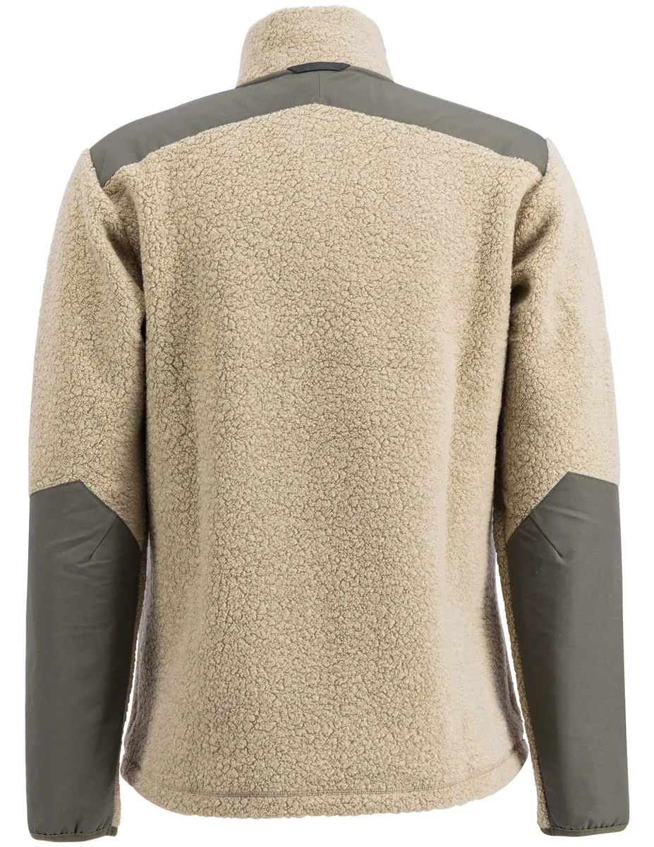 Lundhags Saruk Wool Pile Mid Full Zip M Sand