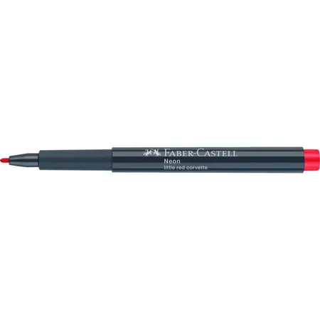 Faber-Castell Neon Marker 121, Farbe little red corvette