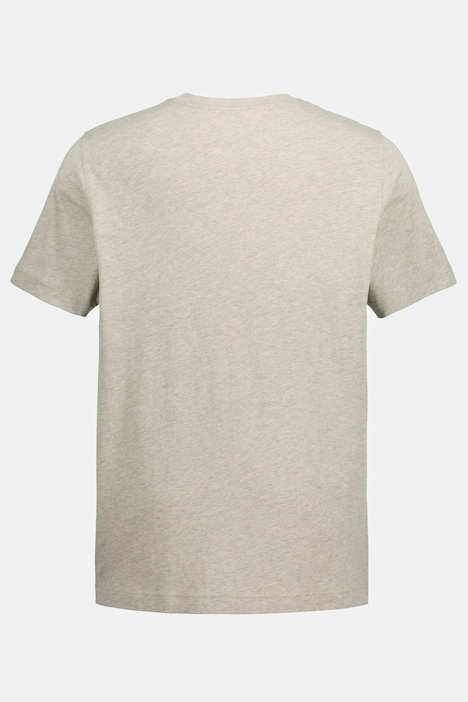 T-Shirt, Basic, Rundhals, gekämmte Baumwolle, bis 8XL