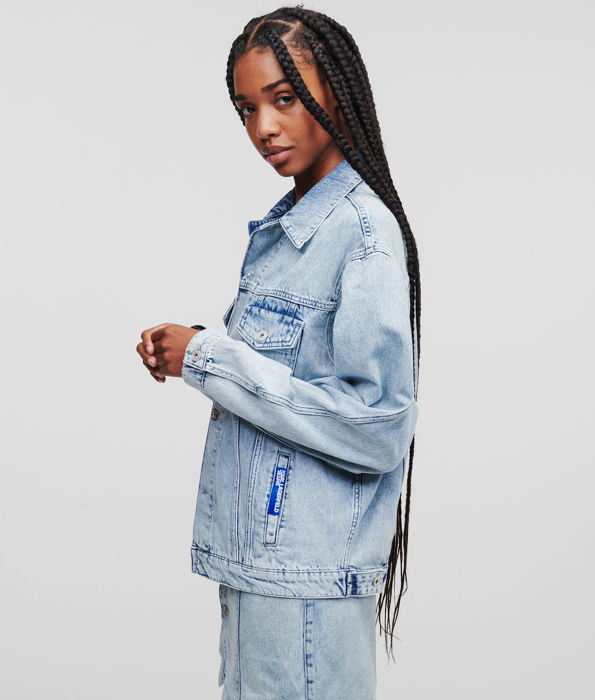 VESTE EN JEAN DÉCONTRACTÉE KLJ